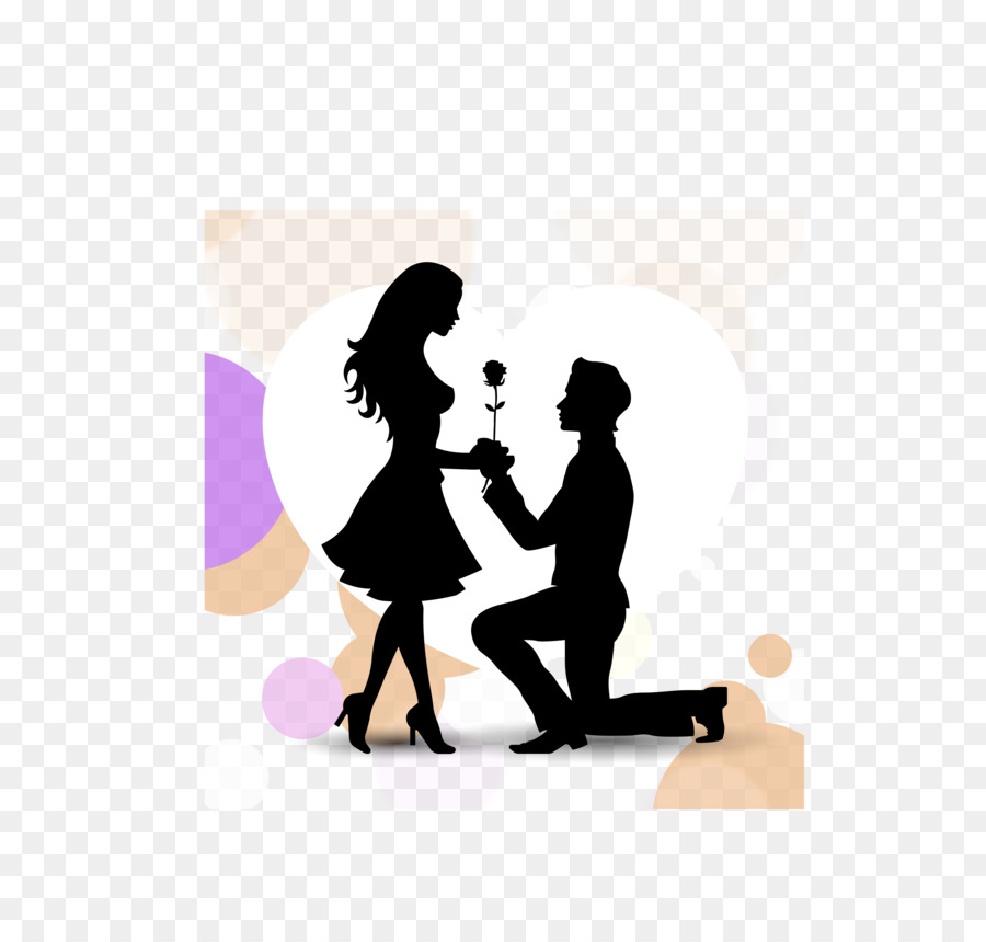 Wedding cake Marriage proposal Valentines Day Gift - Valentines Day marriage proposal silhouette png download - 5482*5131 - Free Transparent Wedding Cake png Download.