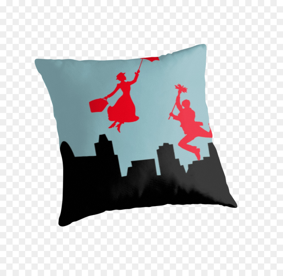 Mary Poppins Throw Pillows T-shirt Cushion - Mary PoPpins png download - 875*875 - Free Transparent Mary PoPpins png Download.