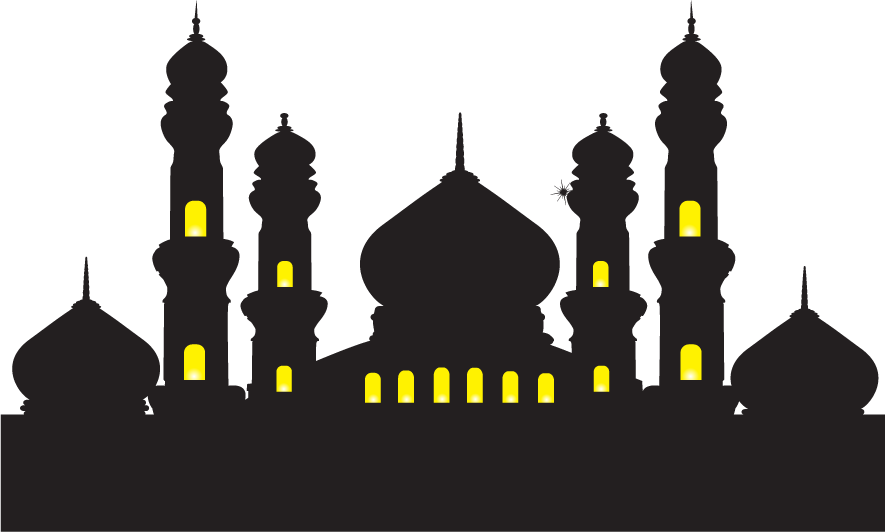 Mosque Ramadan Islam Illustration - Vector Muslim building plans png