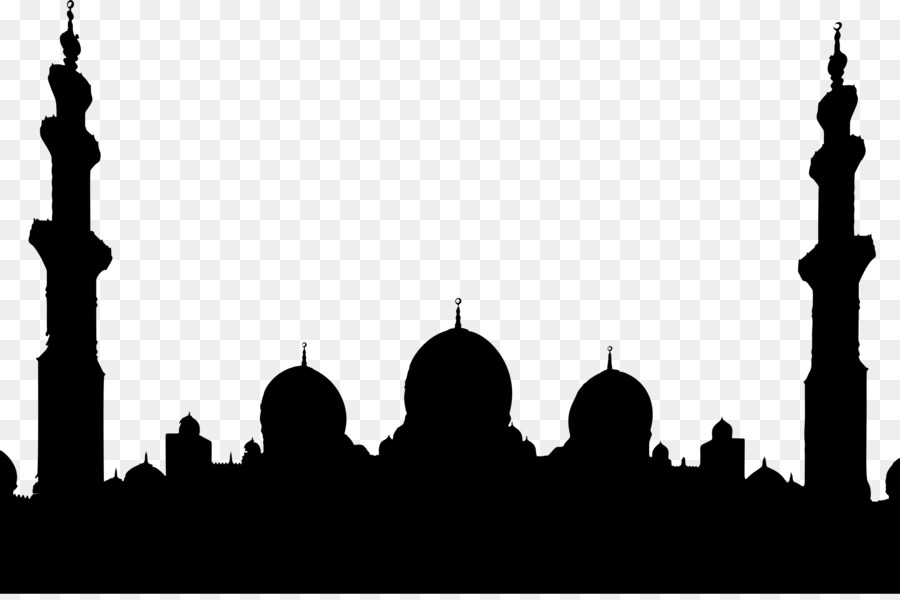 Sheikh Zayed Mosque Sultan Qaboos Grand Mosque Silhouette Place of worship - mosque silhouette png download - 2400*1584 - Free Transparent  Sheikh Zayed Mosque png Download.