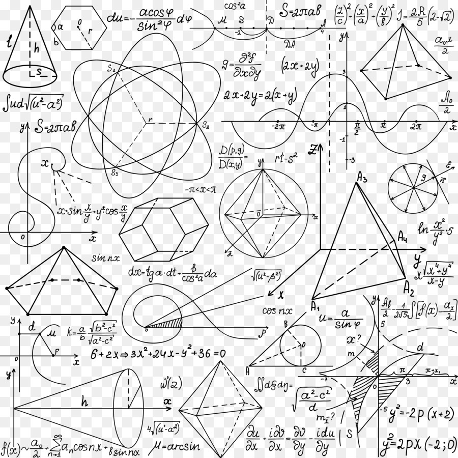 Mathematics Geometry Formula Euclidean vector Equation - Vector Math learning image notes png download - 6354*6354 - Free Transparent Mathematics png Download.