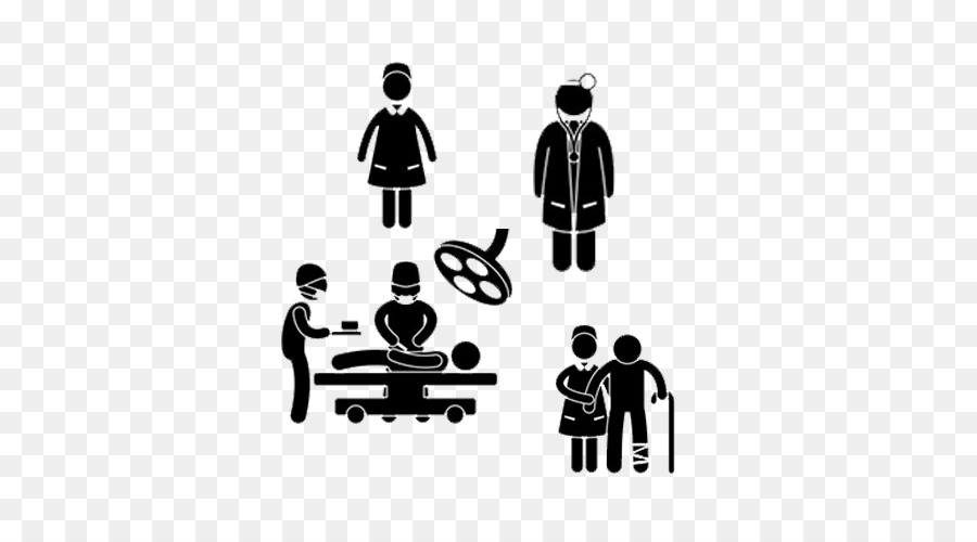 Patient Pictogram Health Care Physician Surgery - White silhouette of angels png download - 500*500 - Free Transparent Patient png Download.
