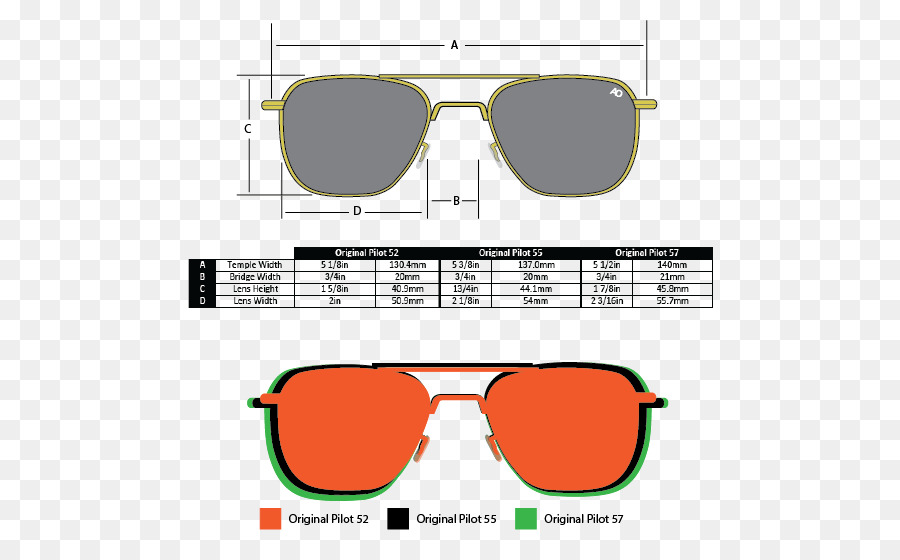 Aviator sunglasses AO Eyewear Original Pilot 0506147919 - glasses png download - 550*550 - Free Transparent Glasses png Download.