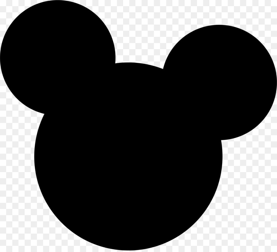 Mickey Mouse Minnie Mouse The Walt Disney Company Silhouette - Mickey Mouse head silhouette png download - 1600*1448 - Free Transparent Mickey Mouse png Download.