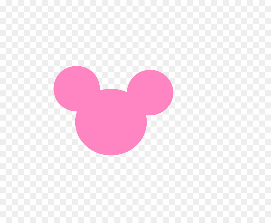 Minnie Mouse Silhouette Pink Magenta - baby mickey mouse png download - 768*735 - Free Transparent Minnie Mouse png Download.