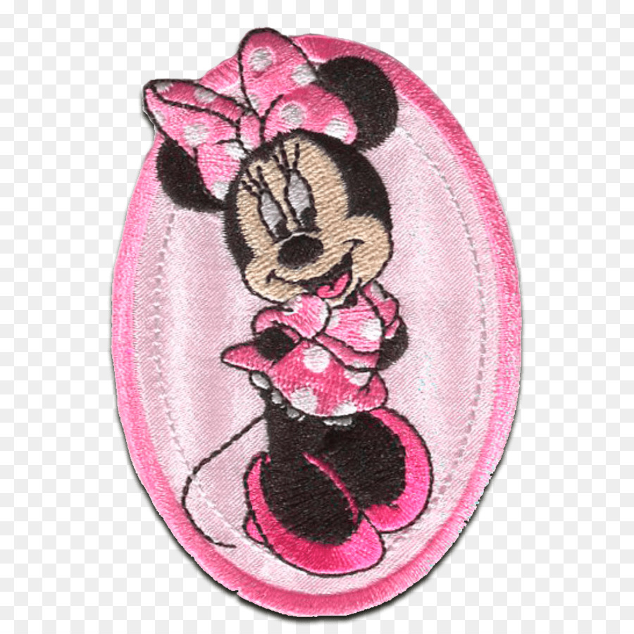 Minnie Mouse Mickey Mouse Embroidered patch Iron-on - minnie mouse png download - 1000*1000 - Free Transparent Minnie Mouse png Download.