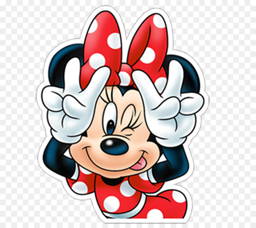 Minnie Mouse Mickey Mouse Donald Duck Sticker Goofy - minnie mouse png download - 800*800 - Free Transparent Minnie Mouse png Download.