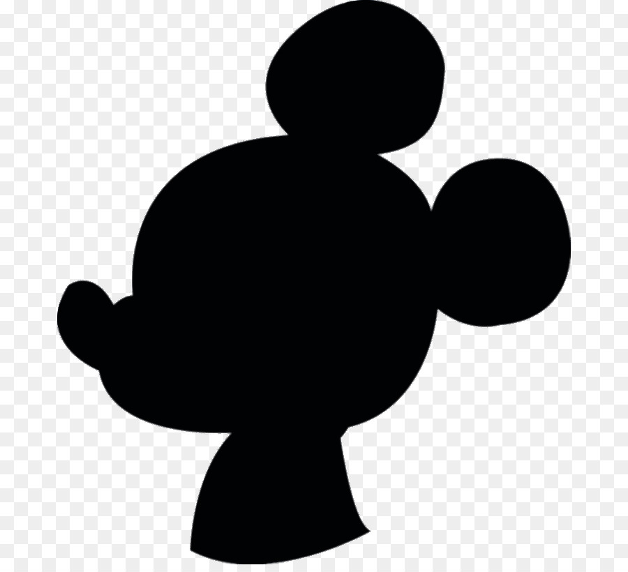 Mickey Mouse Minnie Mouse Clip art Silhouette Image - toggle silhouette png download - 736*809 - Free Transparent Mickey Mouse png Download.