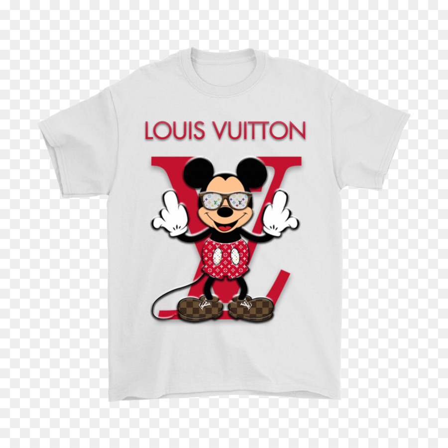 T-shirt Mickey Mouse Hoodie Louis Vuitton - Mickey Mouse t-shirt png download - 1000*1000 - Free Transparent Tshirt png Download.