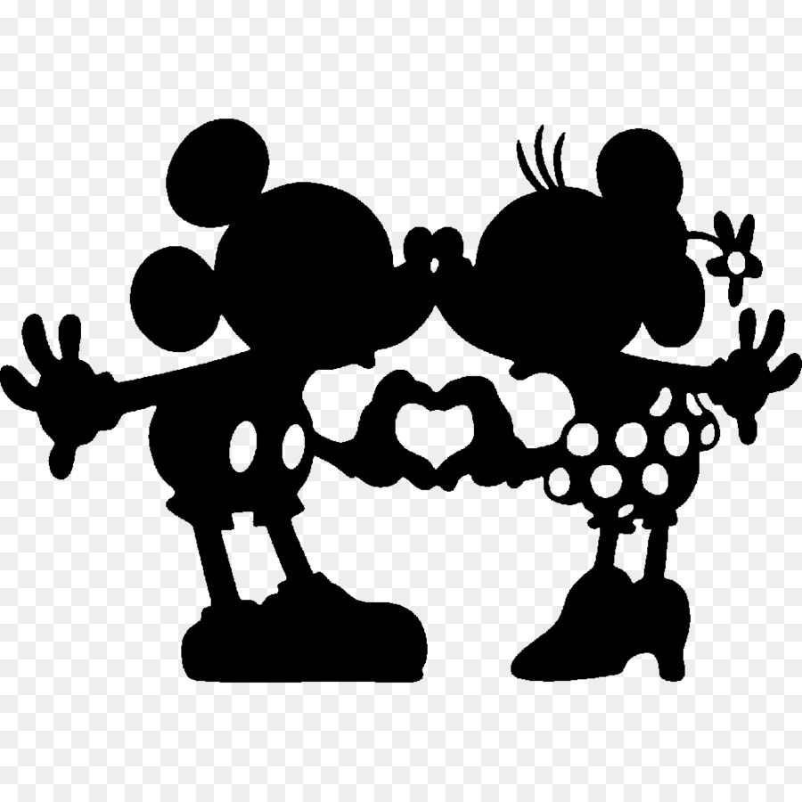 Minnie Mouse Mickey Mouse Silhouette Drawing The Walt Disney Company - minnie mouse png download - 1000*1000 - Free Transparent Minnie Mouse png Download.