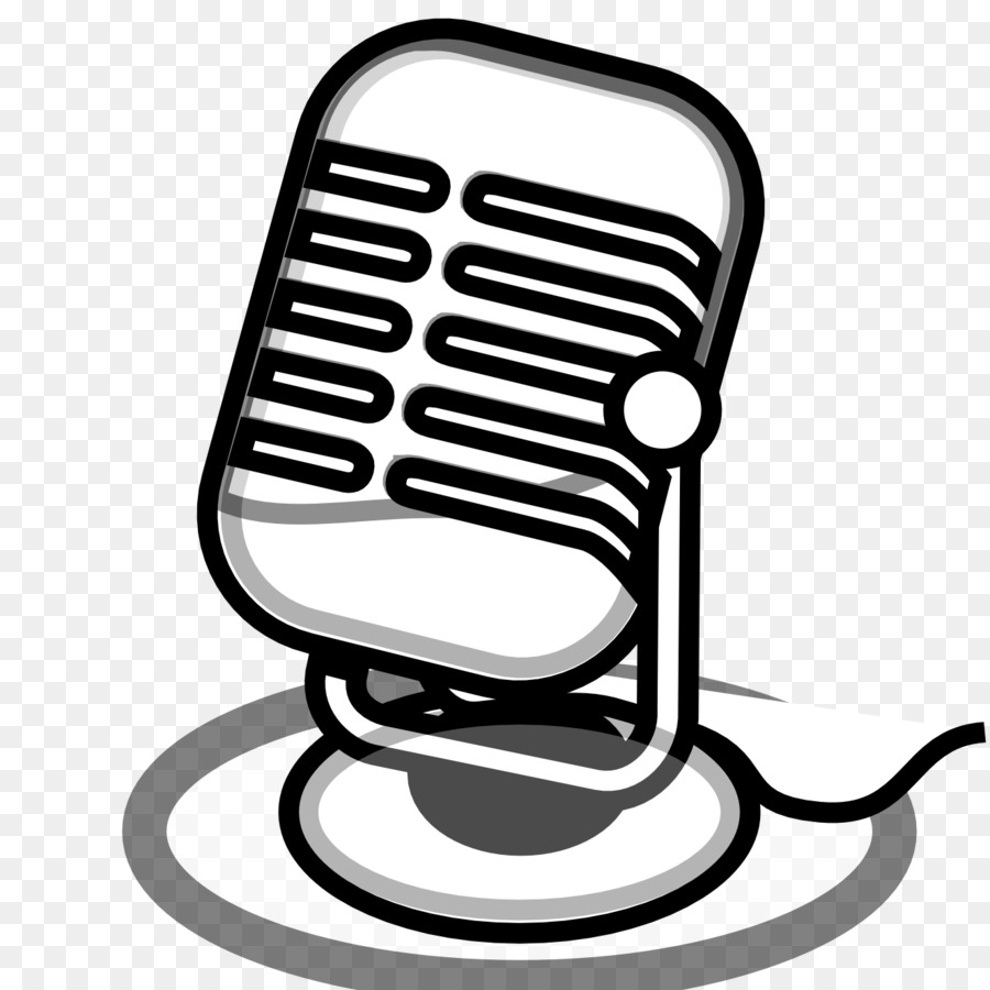Microphone Black and white Clip art - Vintage Radio Cliparts png download - 1331*1331 - Free Transparent Microphone png Download.
