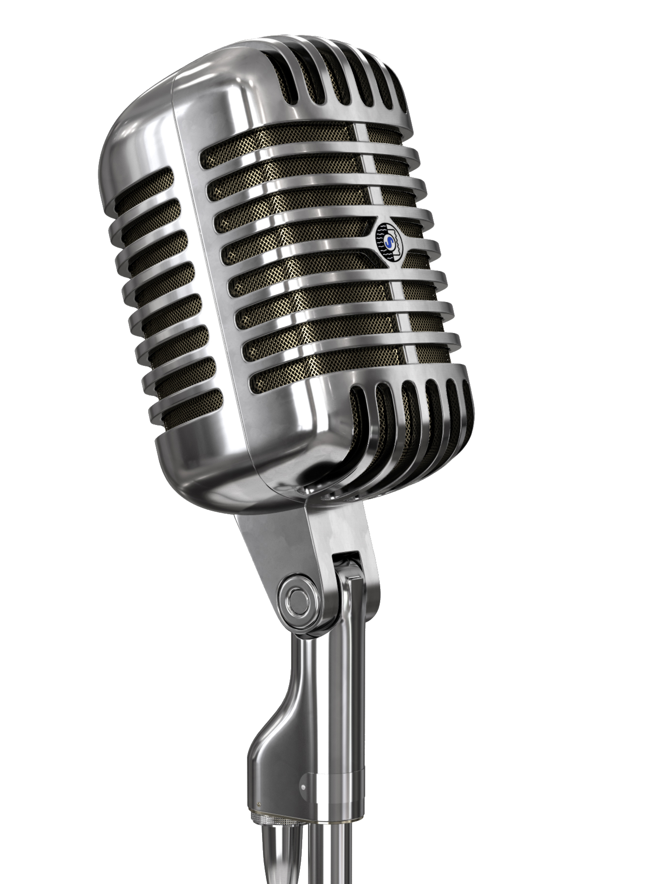 stand up microphone clipart