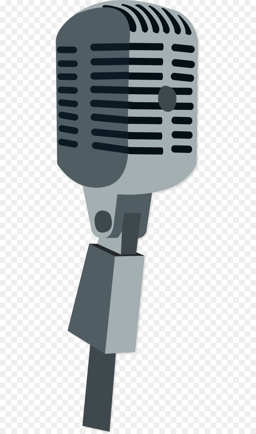 Microphone Cartoon Icon - Old microphone png download - 508*1520 - Free Transparent  png Download.