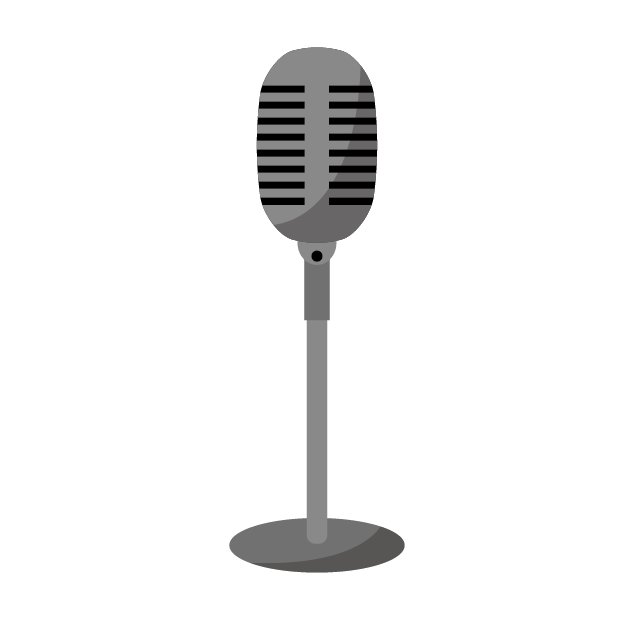 Microphone Cartoon Performance - Cartoon Broadcast Microphone png