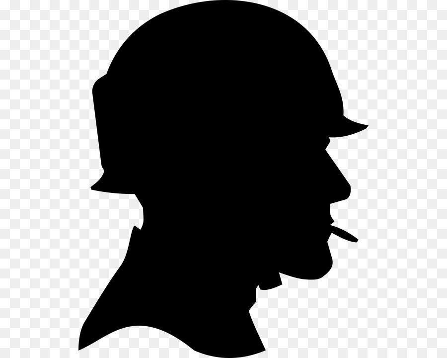 Soldier Silhouette Clip art - Soldier png download - 584*720 - Free Transparent Soldier png Download.