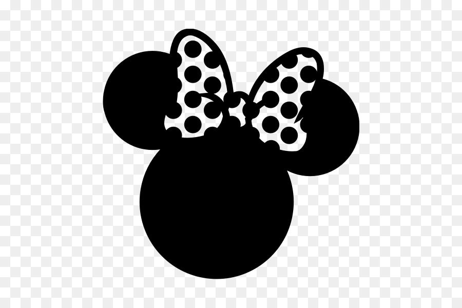 Minnie Mouse Ears Silhouette.