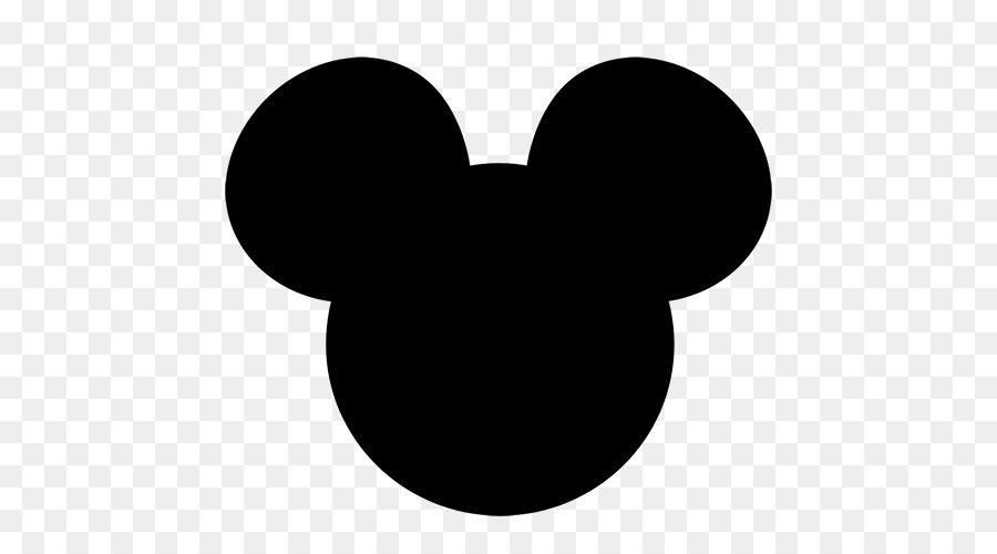 Mickey Mouse Minnie Mouse Silhouette Clip art - ears png download - 500*500 - Free Transparent Mickey Mouse png Download.