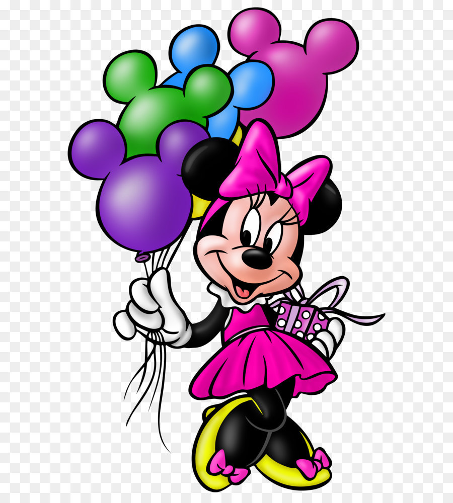 Minnie Mouse Mickey Mouse Pluto Donald Duck Birthday - Minnie Mouse Transparent PNG Clip Art Image png download - 5235*8000 - Free Transparent Minnie Mouse png Download.