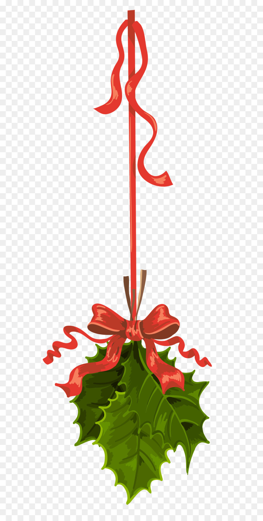 Mistletoe Christmas Clip art - Transparent Christmas Hanging Mistletoe PNG Clipart png download - 1670*4540 - Free Transparent Common Holly png Download.