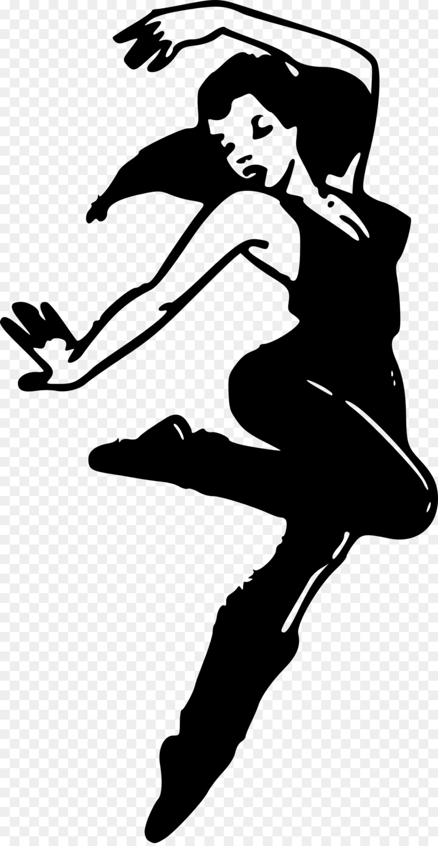 Modern dance Clip art - Silhouette png download - 958*1846 - Free Transparent Dance png Download.