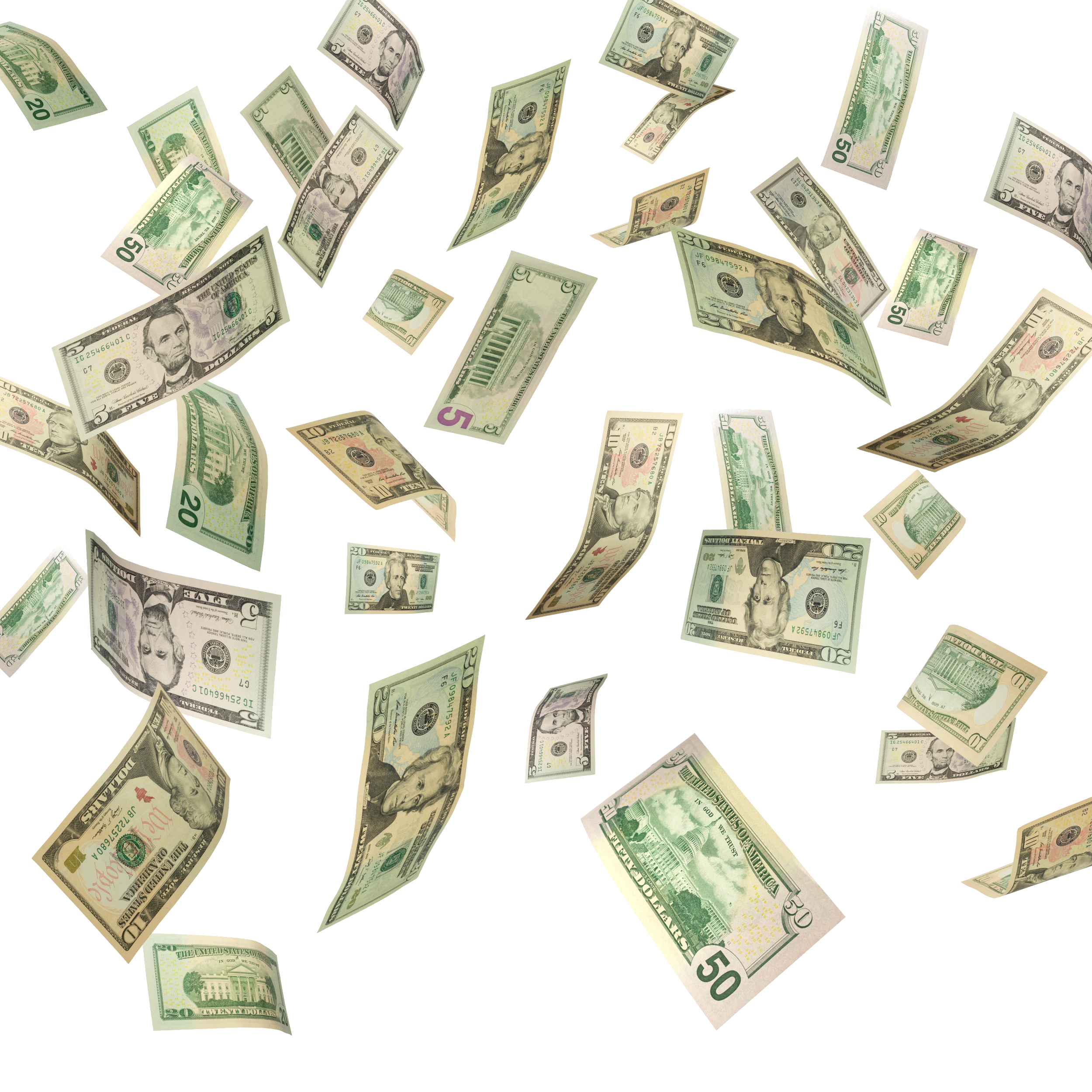 United States Dollar Money Cash Stock photography - falling money png