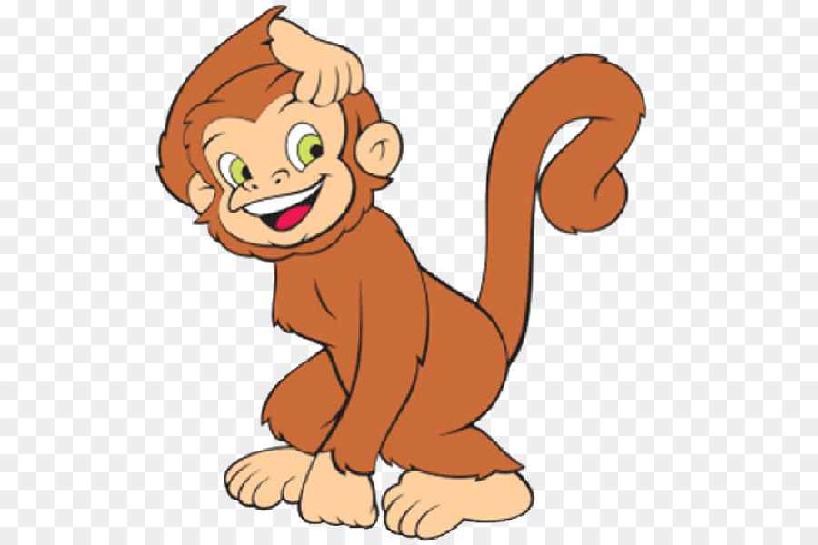 Baby Monkeys Primate Clip art - Cartoon Monkey Cliparts png download - 600*600 - Free Transparent Baby Monkeys png Download.