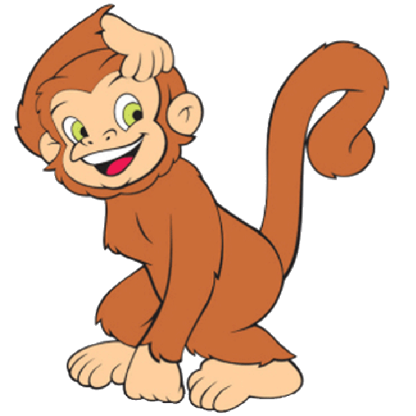 Baby Monkeys Primate Clip Art Cartoon Monkey Cliparts Png Download