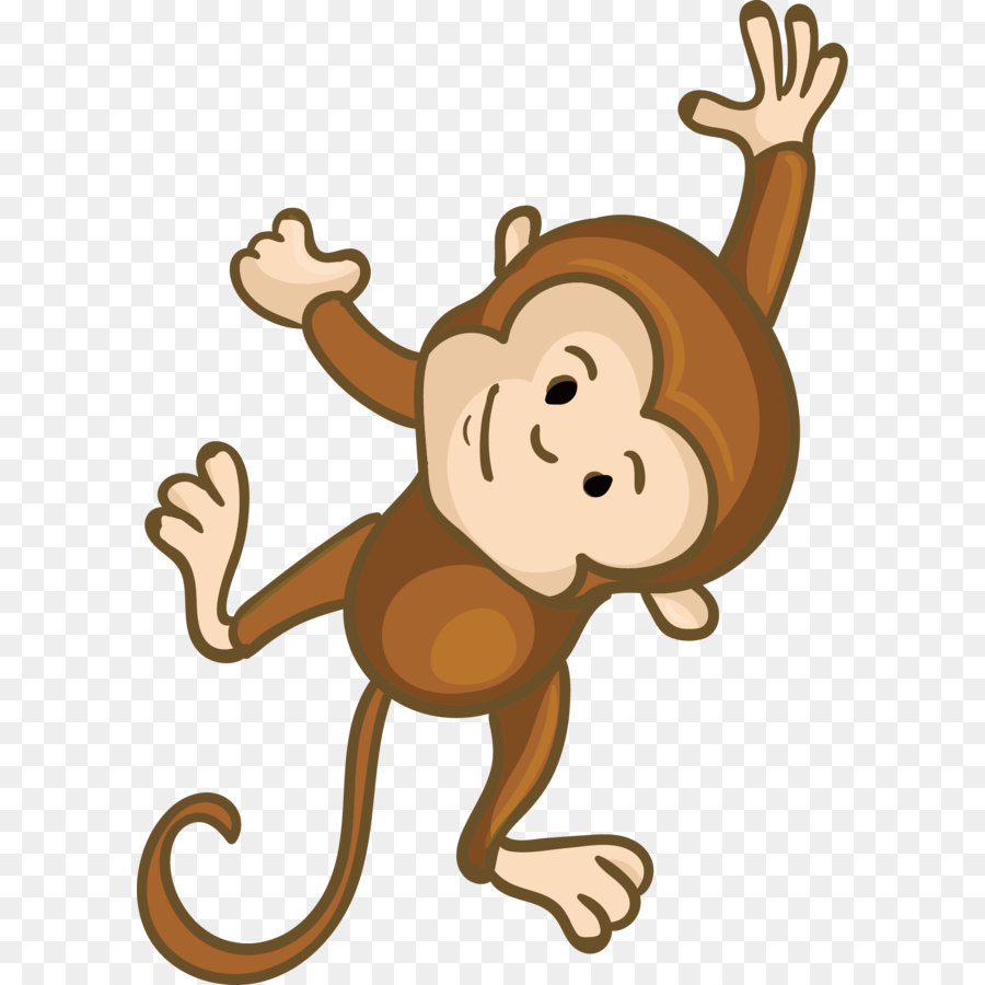Monkey Clip art - Cute monkey vector png download - 1438*1990 - Free Transparent  ai,png Download.