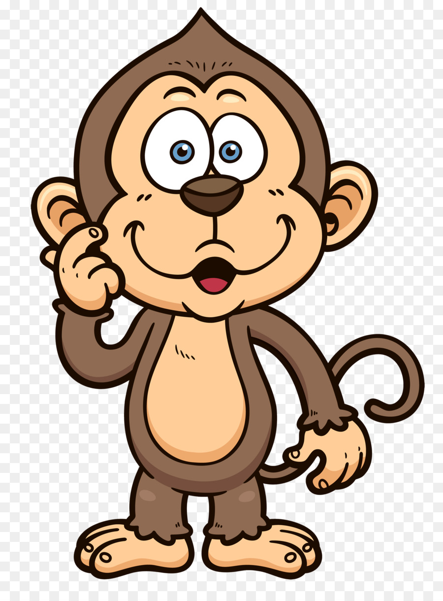 Baby Monkeys Cartoon Clip art - cartoon png download - 3828*5114 - Free Transparent Baby Monkeys png Download.