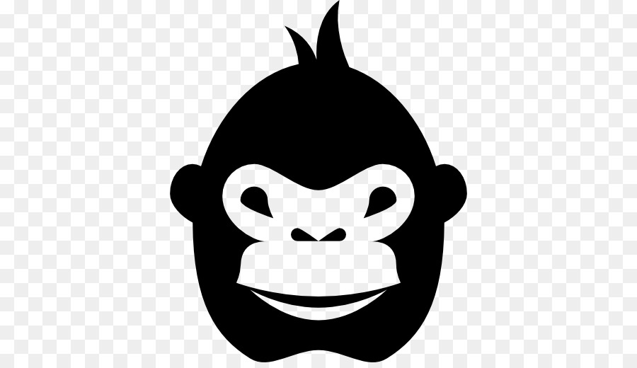 Gorilla Ape Computer Icons Monkey Clip art - black gorilla png download - 512*512 - Free Transparent Gorilla png Download.