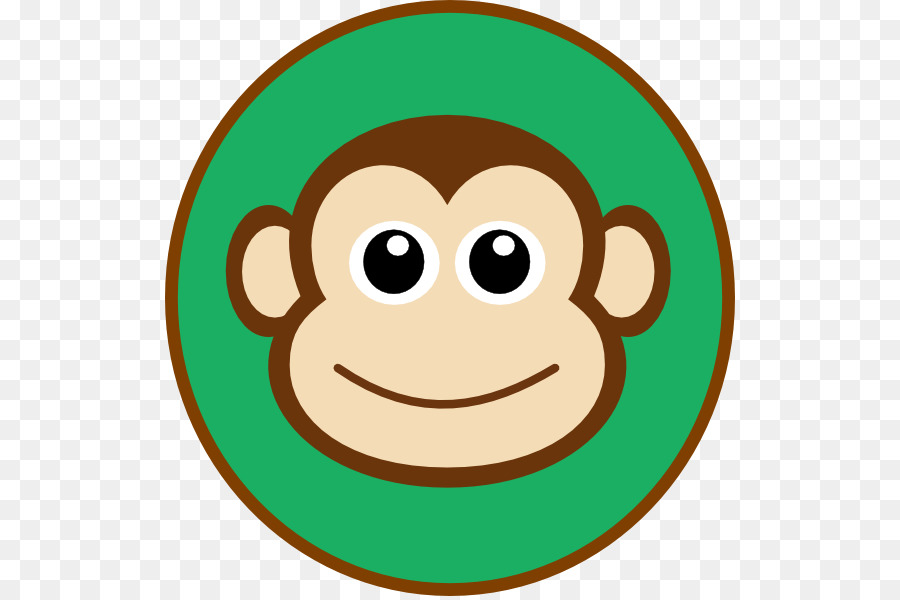 Monkey Cartoon Drawing Face Clip art - Cute Monkey Clipart png download - 570*596 - Free Transparent Monkey png Download.
