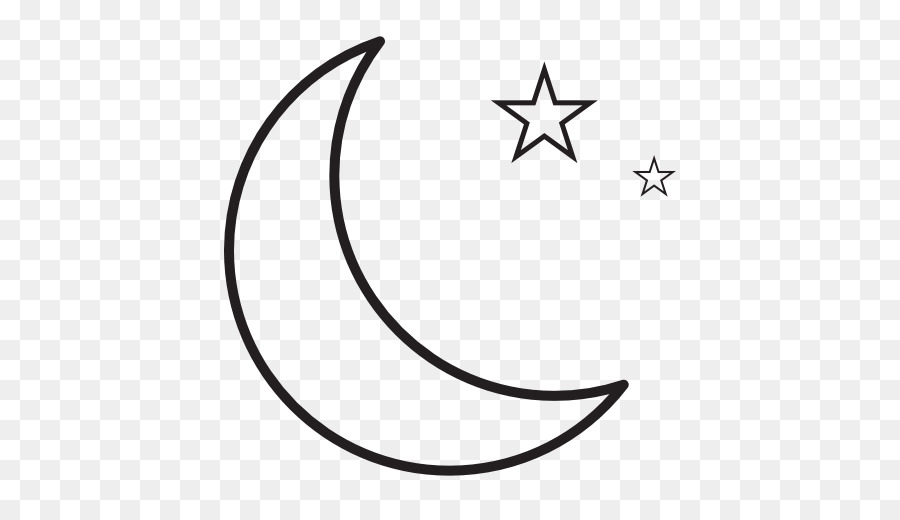 Star and crescent Moon Drawing - moon png download - 512*512 - Free Transparent Crescent png Download.
