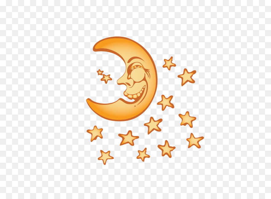 Vector yellow stars moon night sky png download - 2330*2330 - Free Transparent Night Sky png Download.