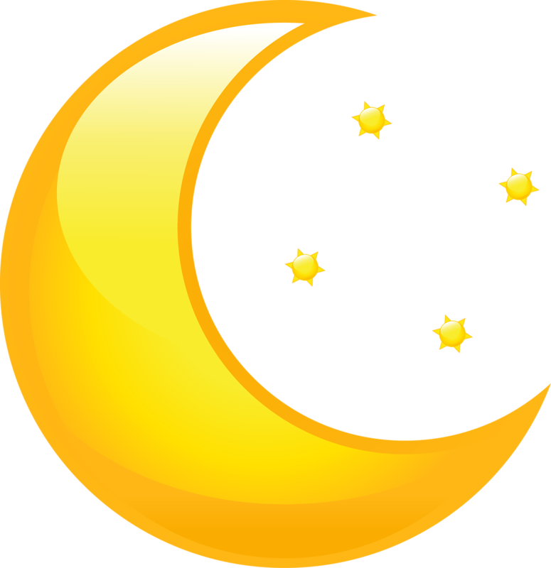 Star Moon - Stars and the moon png download - 775*800 - Free