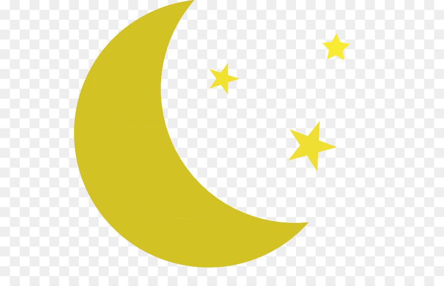 Yellow Area Pattern - Crescent Moon Clipart png download - 600*566 - Free Transparent Yellow png Download.