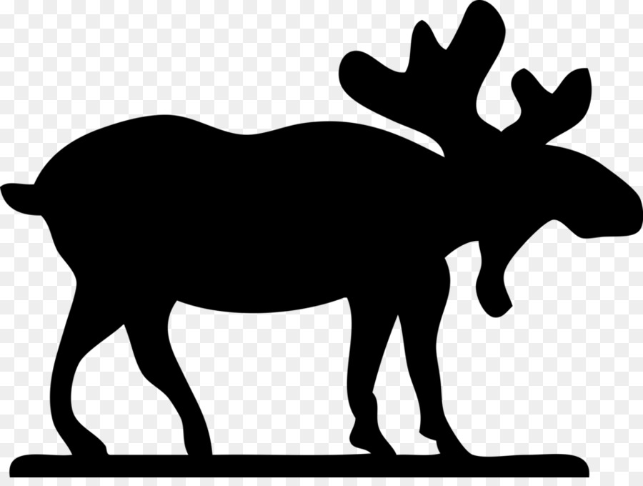 Moose Silhouette Deer Vector graphics Portable Network Graphics - png downl...