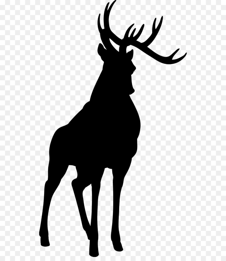 Clip art Reindeer Silhouette Scalable Vector Graphics -  png download - 588*1024 - Free Transparent Reindeer png Download.
