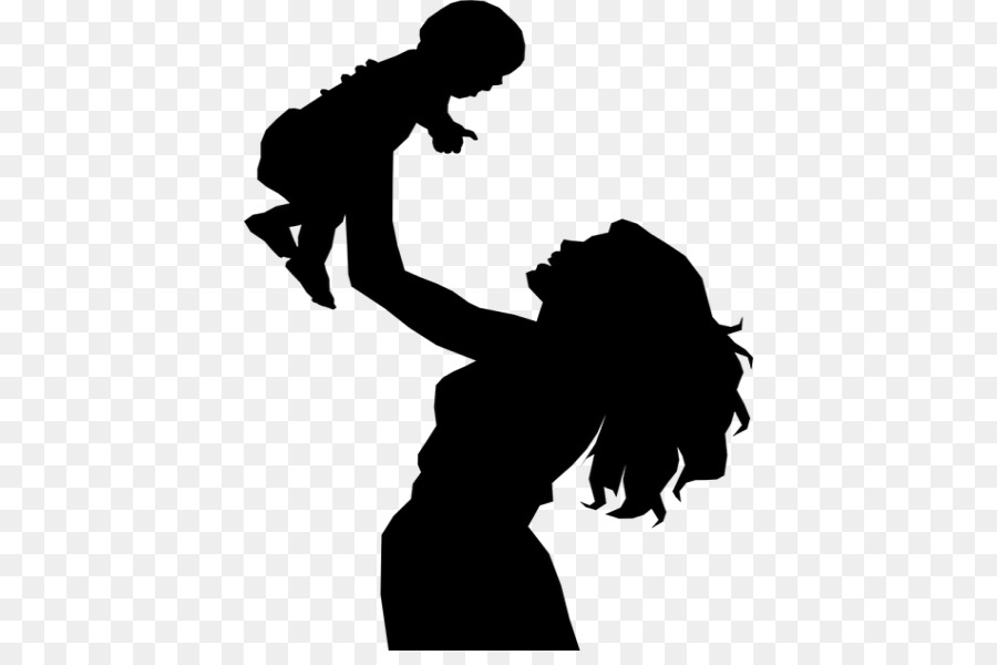 Mother Silhouette Child Infant Clip art - Silhouette png download - 460*587 - Free Transparent Mother png Download.