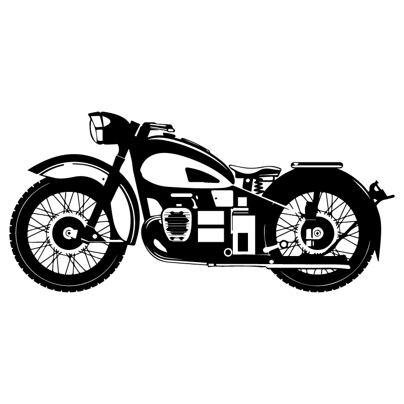 Motorcycle Clipart Transparent #1523739 (License: Personal Use). 