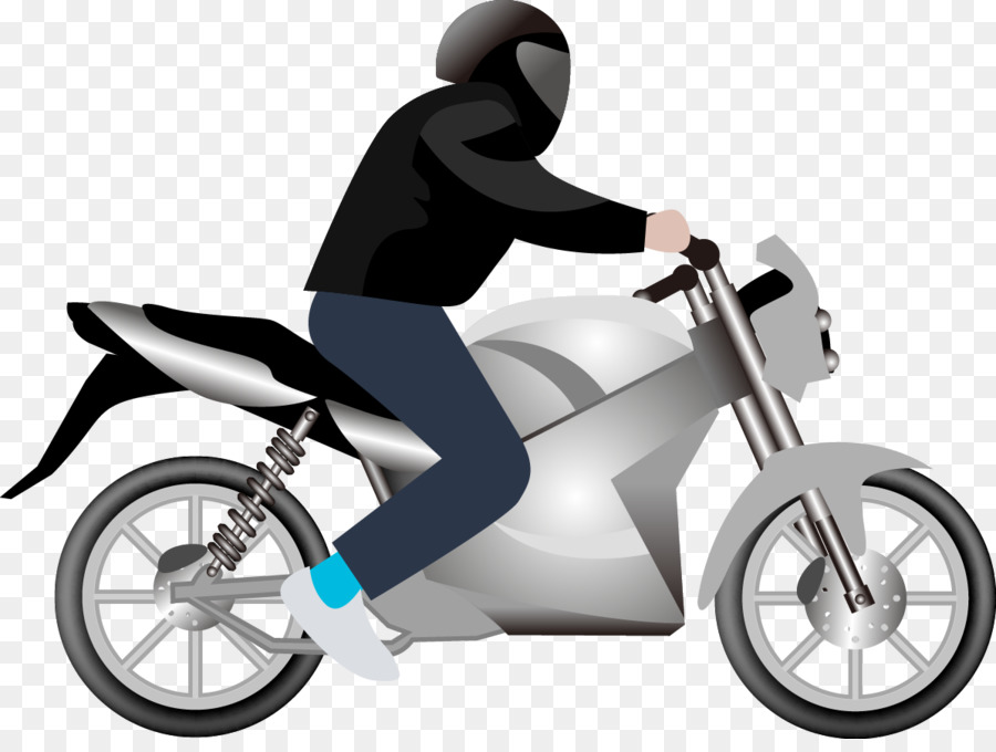 Car Motorcycle Clip art - Vector man on a motorbike png download - 1195*887 - Free Transparent Car png Download.