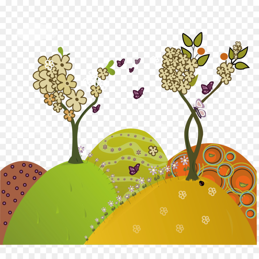 Drawing Clip art - Mountain trees png download - 1181*1181 - Free Transparent Drawing png Download.