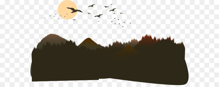 The mountains of the mountain vector png download - 2360*1278 - Free Transparent Silhouette ai,png Download.