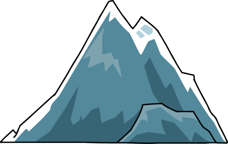 Mountain Clip art - Mountain iceberg cartoon png download - 800*506