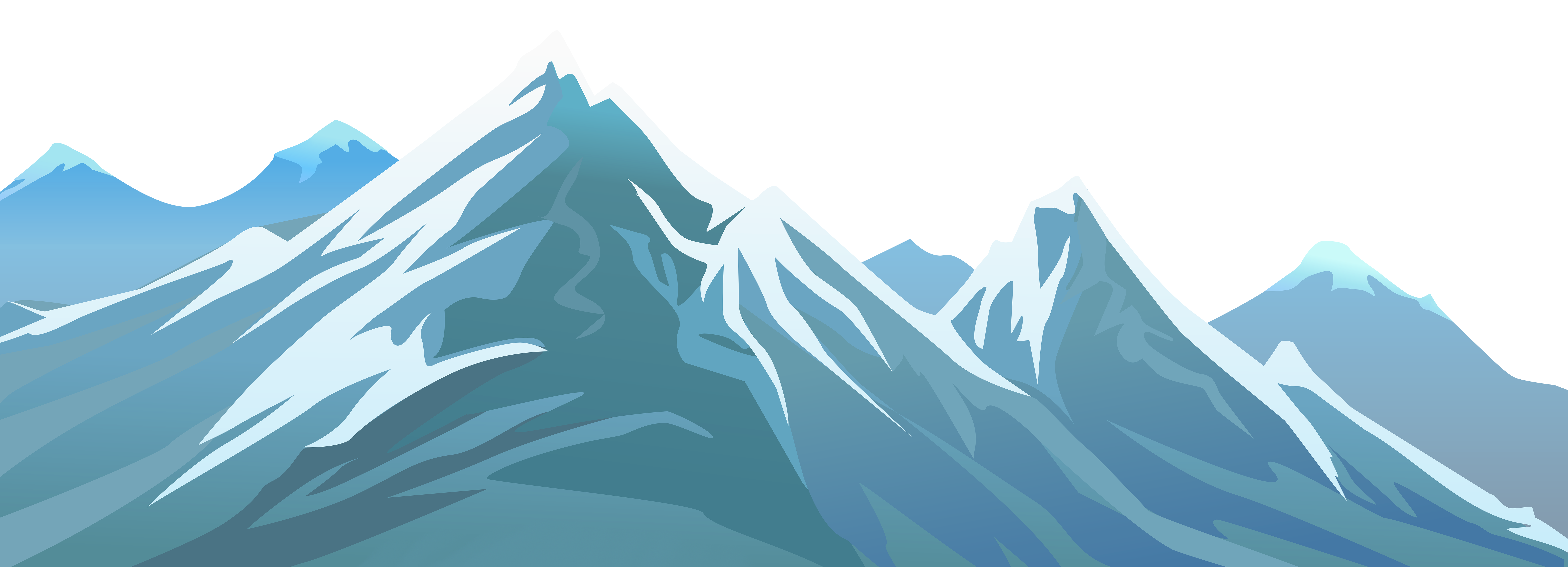 Mountain Clip art - Snowy Mountain Transparent PNG Clip Art Image png