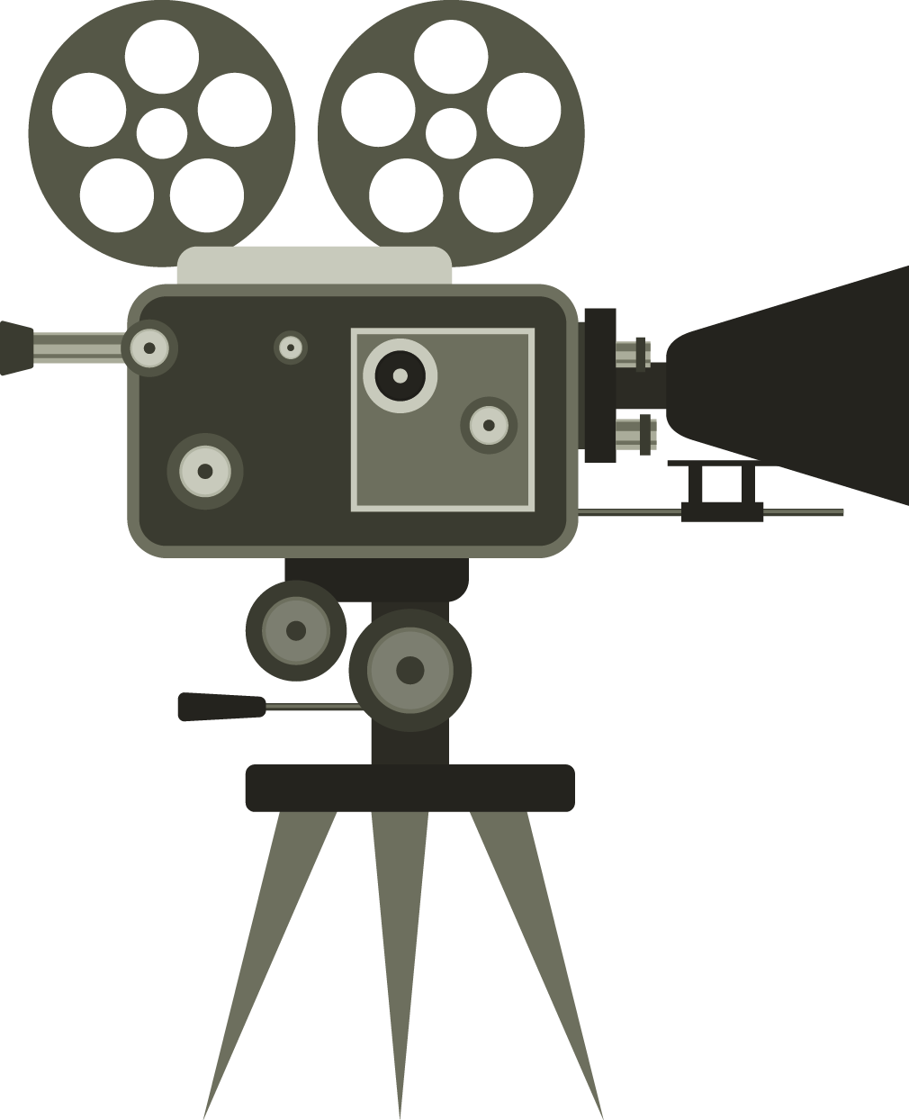Movie projector Film Movie camera - Vector camera png download - 1010*