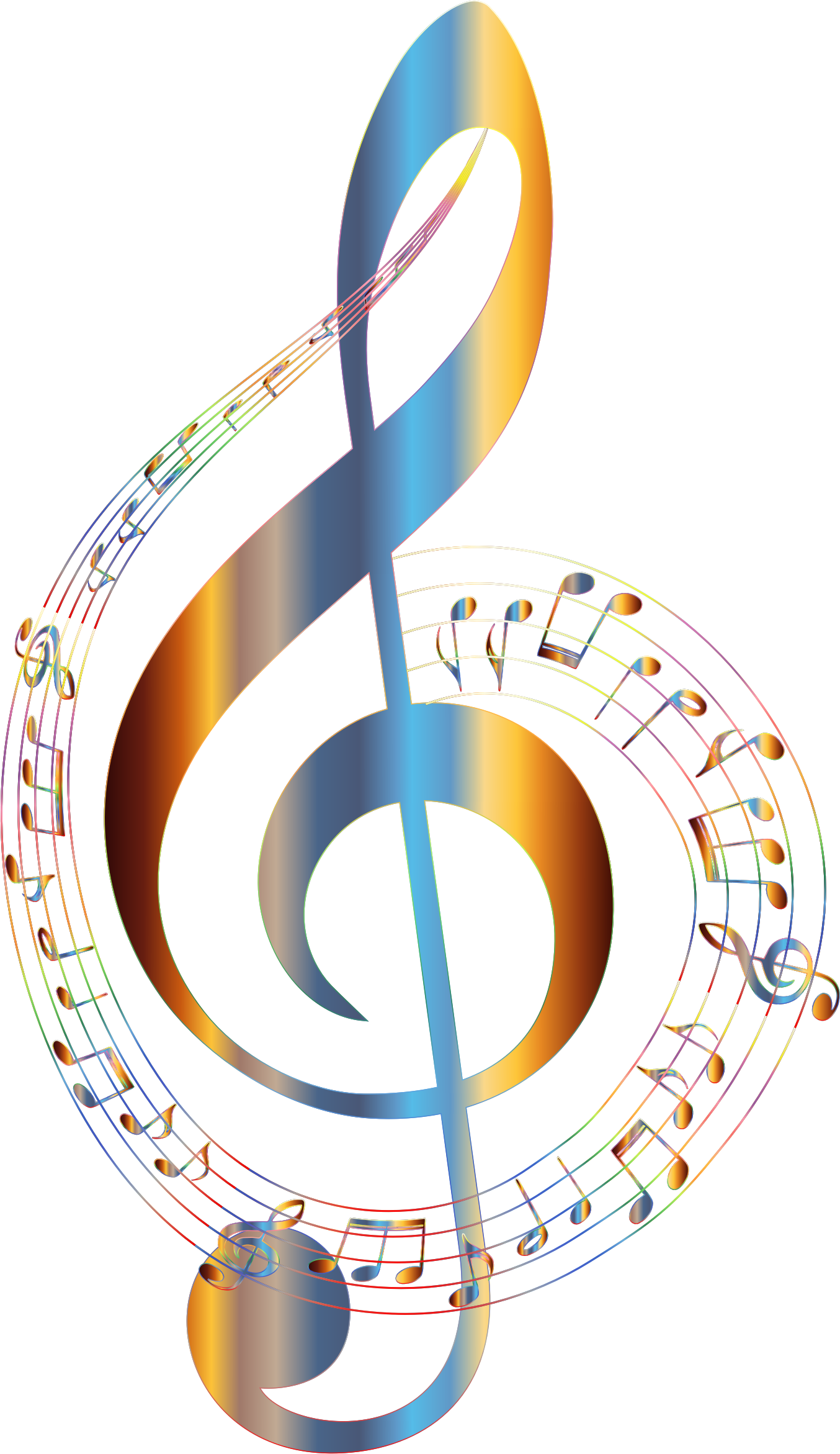 Musical note Chromatic scale Musical theatre Clip art - Notes png