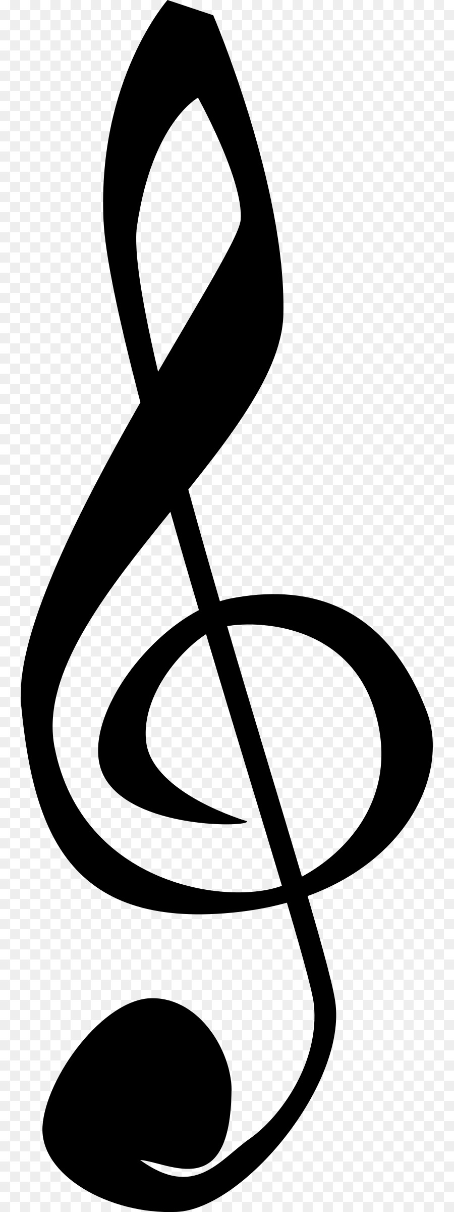 Clef Musical note Clip art - musical note png download - 817*2400 - Free Transparent  png Download.