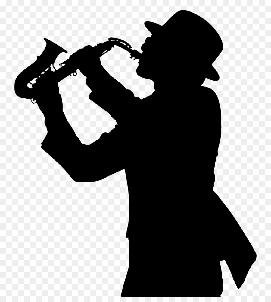 Saxophone Trumpeter Silhouette Jazz Musical Instruments - silhouettes png download - 914*1000 - Free Transparent  png Download.