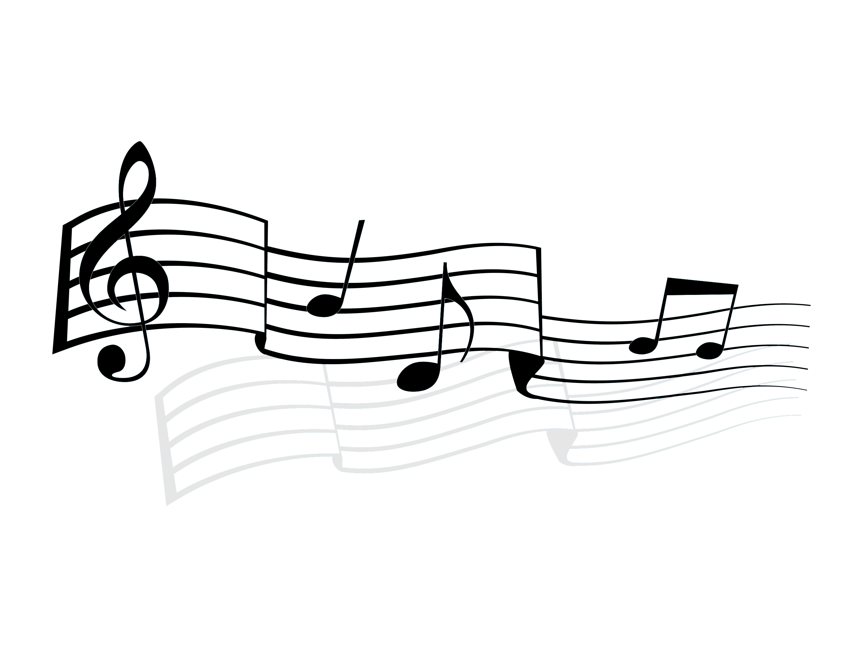 Musical Note Staff Free Content Clip Art Spectrum Notes Png Download