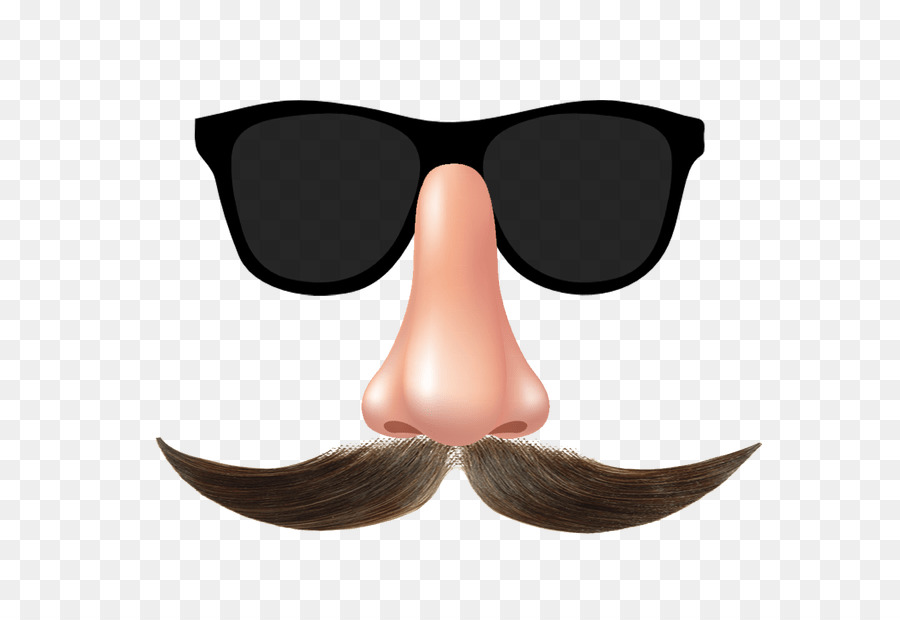 Moustache Groucho glasses - Mustache png download - 624*601 - Free Transparent Moustache png Download.